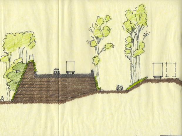 MSE Green Wall Sketch by Mark Spitzer