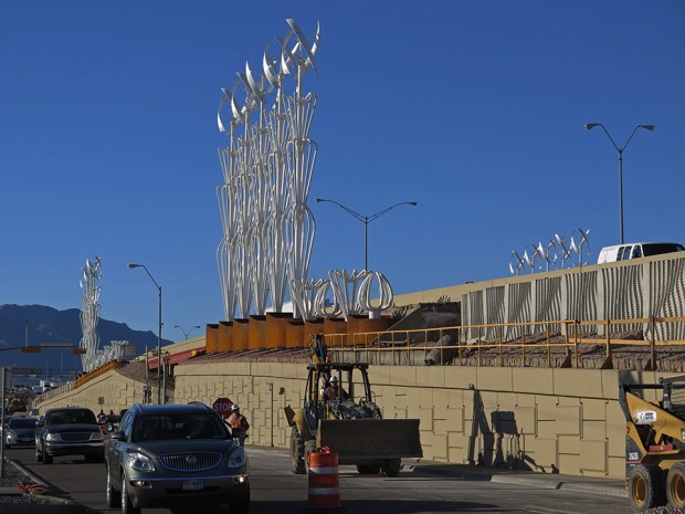 A busy day on site, November 2014.