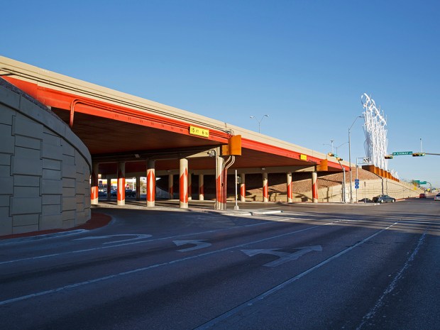 Airway Intersection with painted column wraps