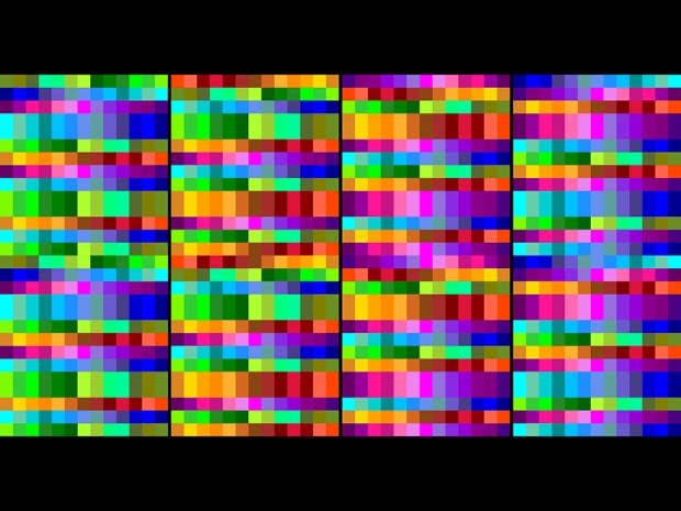 Mexican Blanket inspired lighting plan suggests seasons: spring, summer, fall and winter