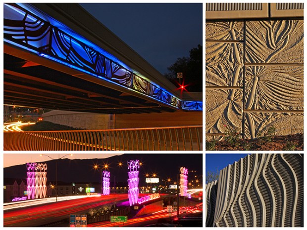 Both Arlington and Airway use light and concrete patterning