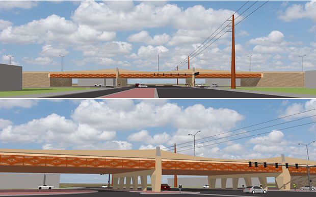 The lower brackets fit in better at the site