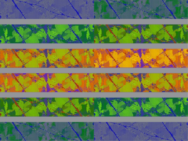 This diagram shows the full range of the templates and how the colors relate to each other.